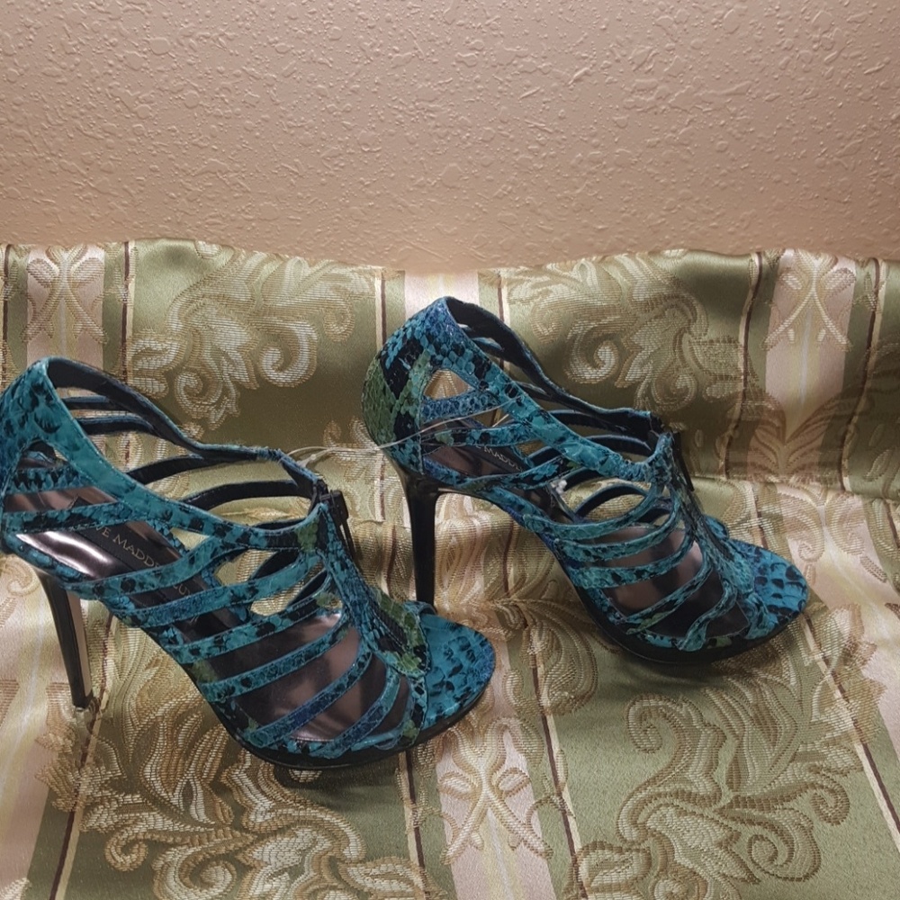 new Steve Madden Luxe stiletto open toe strapy